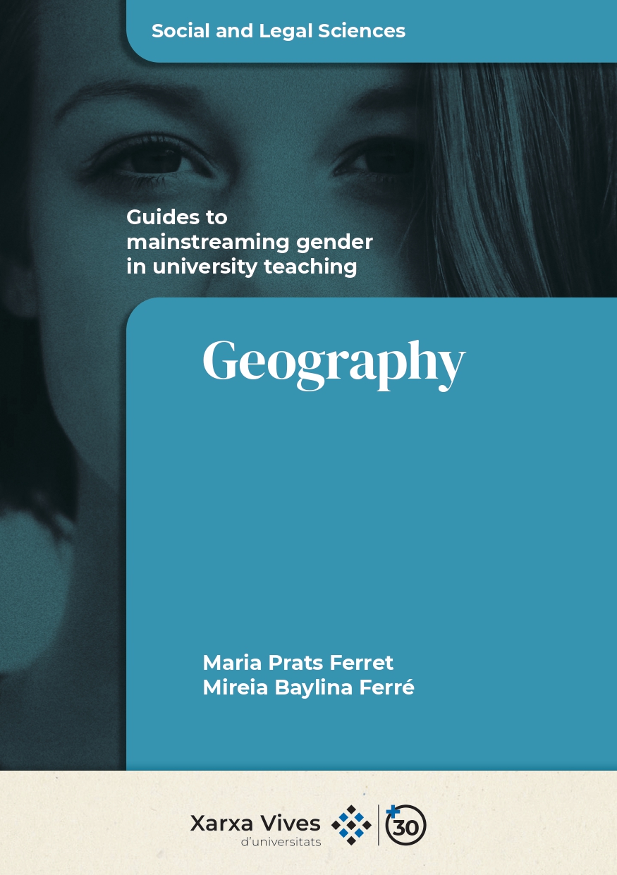 Book Cover: Guide of Geography to mainstreaming gender in university teaching