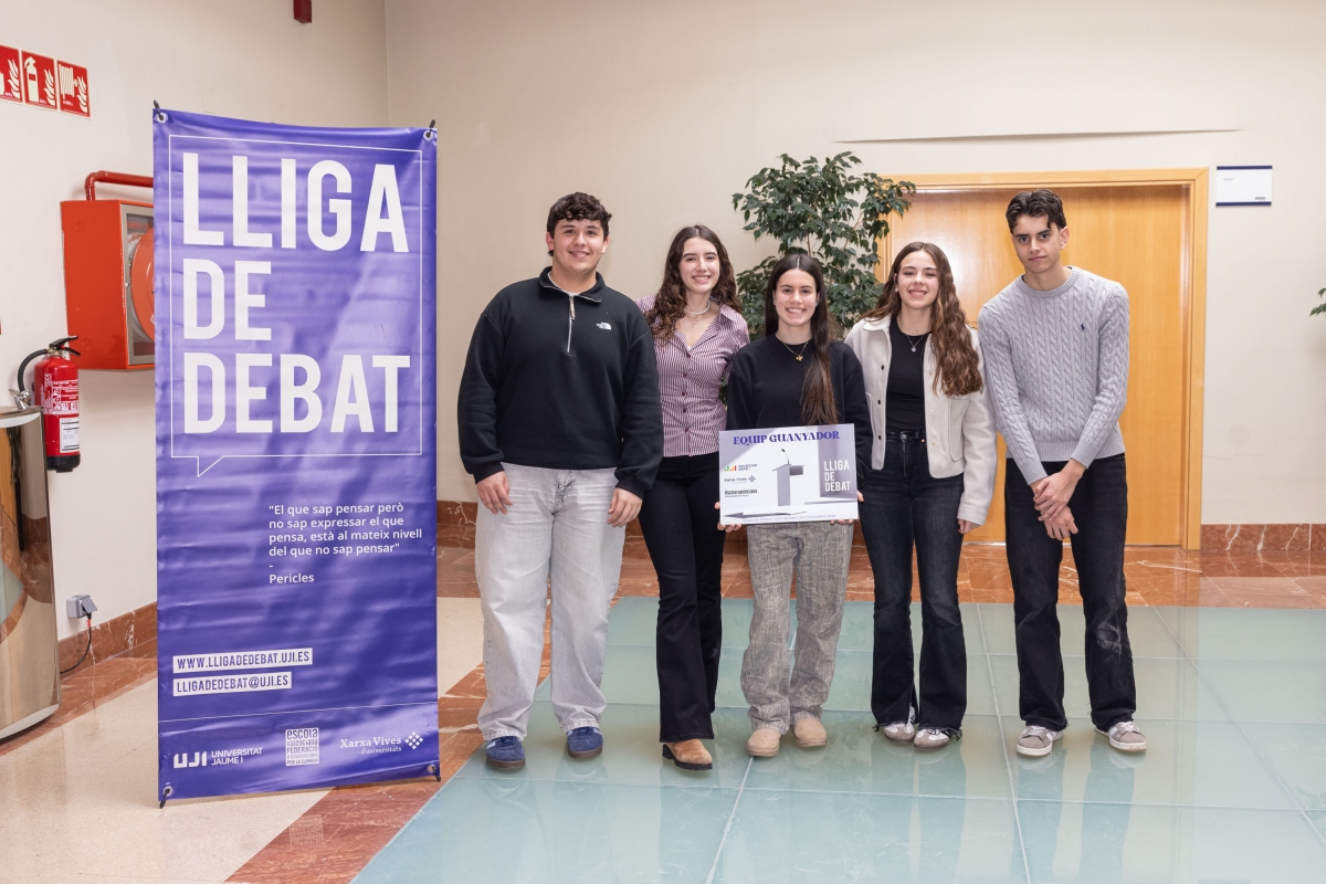 L’IES Almenara representarà a l’UJI a la fase final de la Lliga de Debat de Secundària i Batxillerat 2026